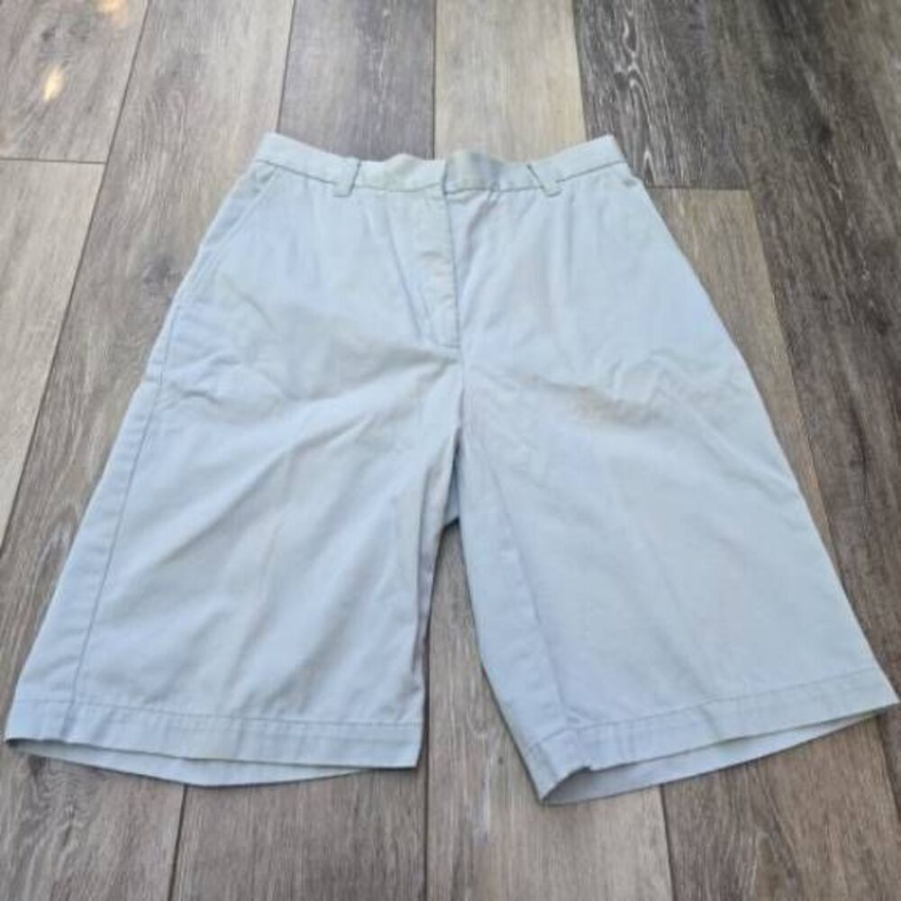 Lauren Ralph Lauren long shorts chino burmuda women's size 6 beige off white